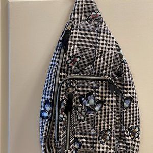 Vera Bradley sling backpack Bedford Plaid NWOT